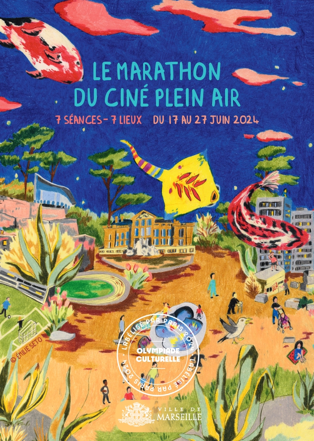 Marathon Ciné Plein-Air 2024- affiche